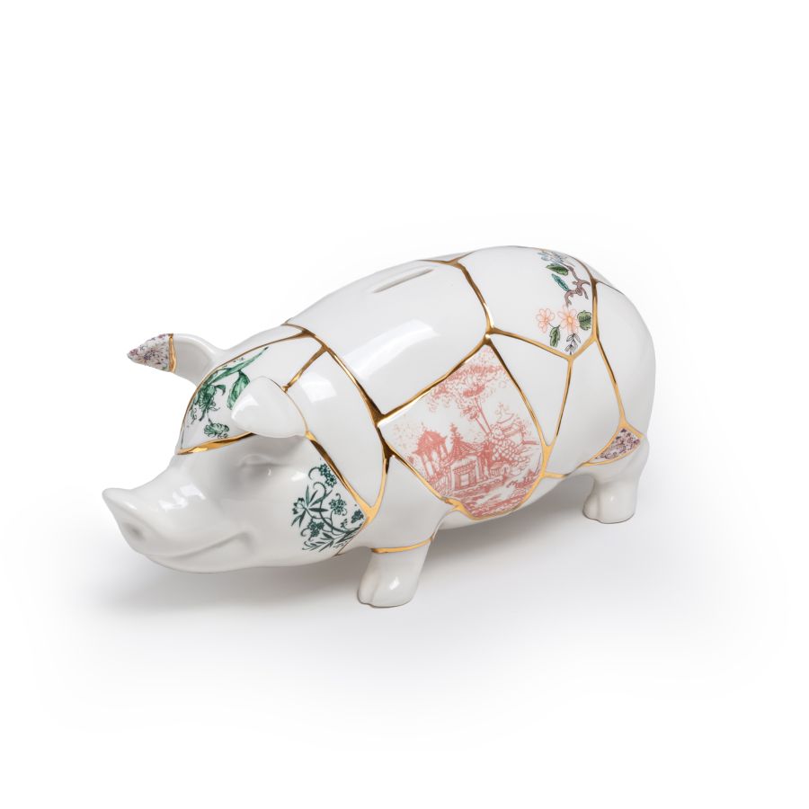 seletti piggybank kintsugi