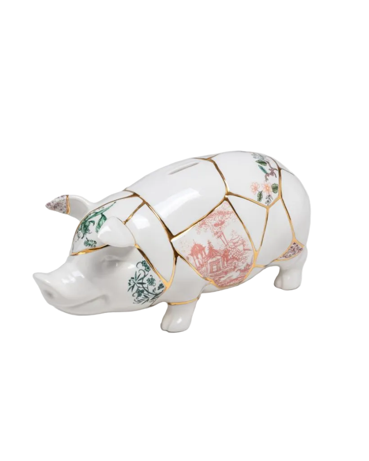 Seletti Piggybank Kintsugi
