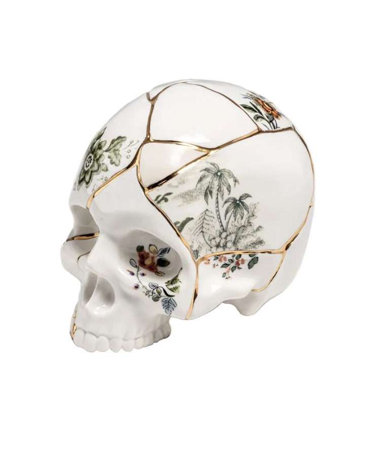Seletti Skull Kintsugi