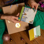 storytiles Christmas tree coming through tegeltje