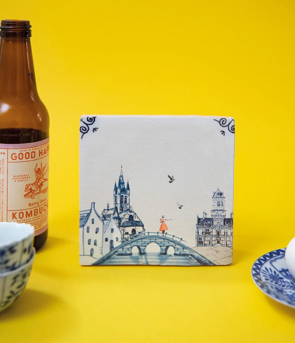 StoryTiles Delfts Blauw tegeltje