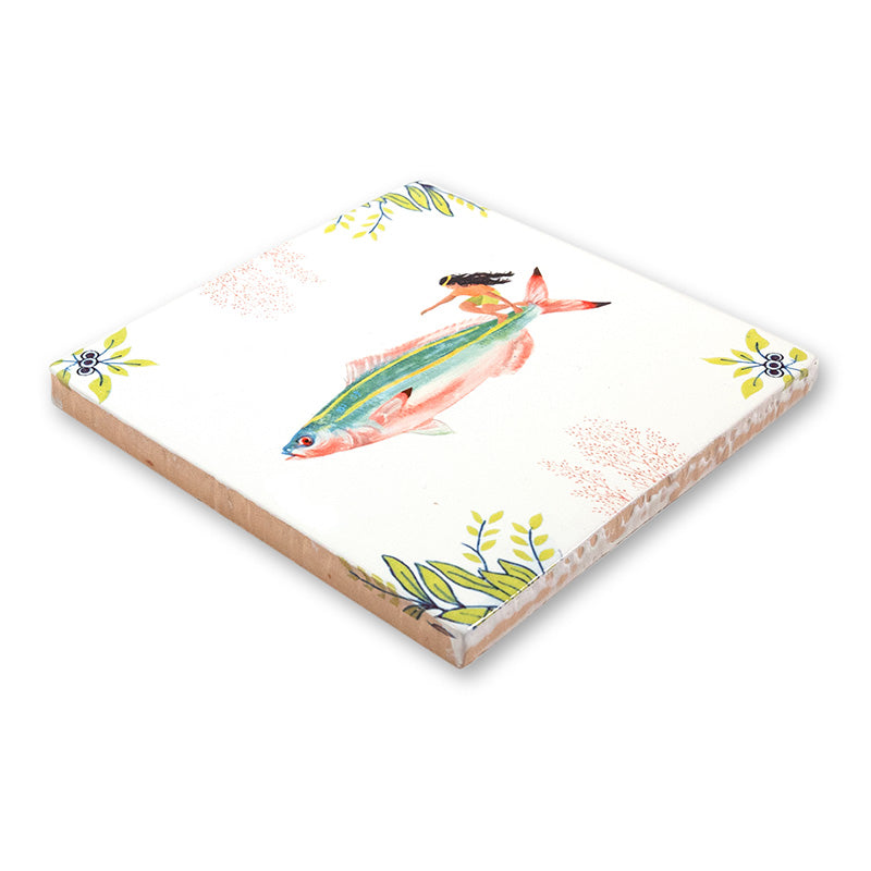 storytiles met de golven mee tegeltje