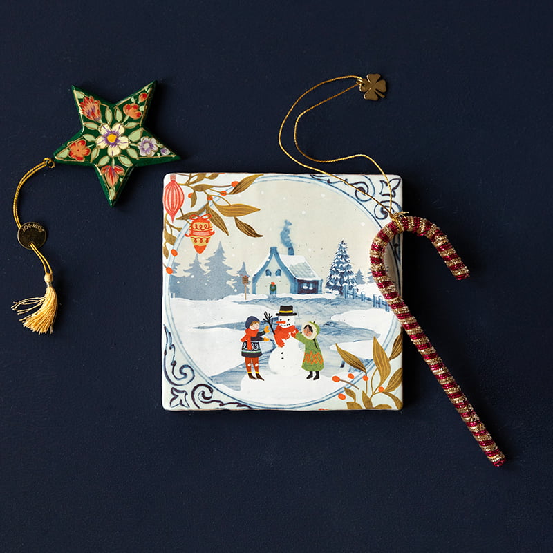 storytiles mister snowman tegeltje