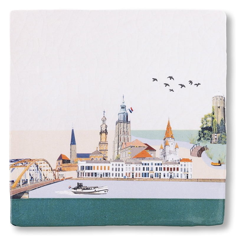 StoryTiles Zutphen Torenstad tegeltje