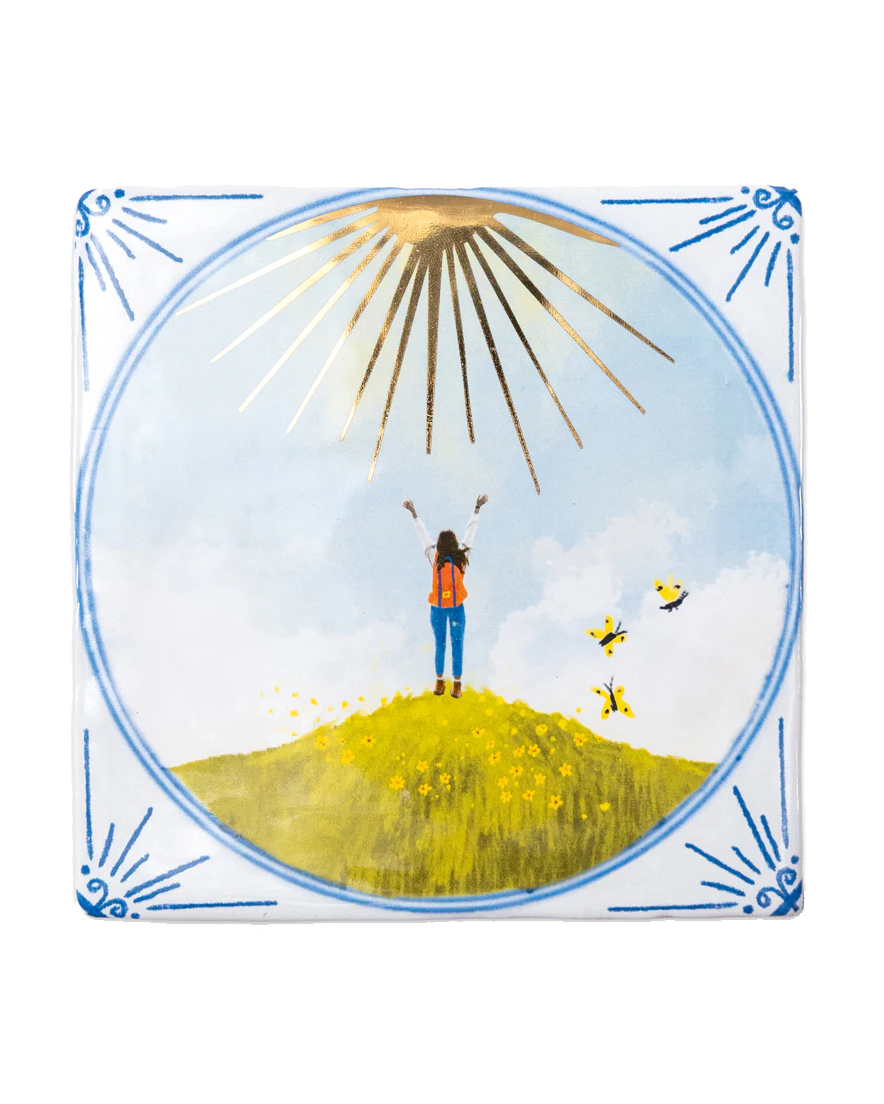 StoryTiles Face The Sunshine tegeltje