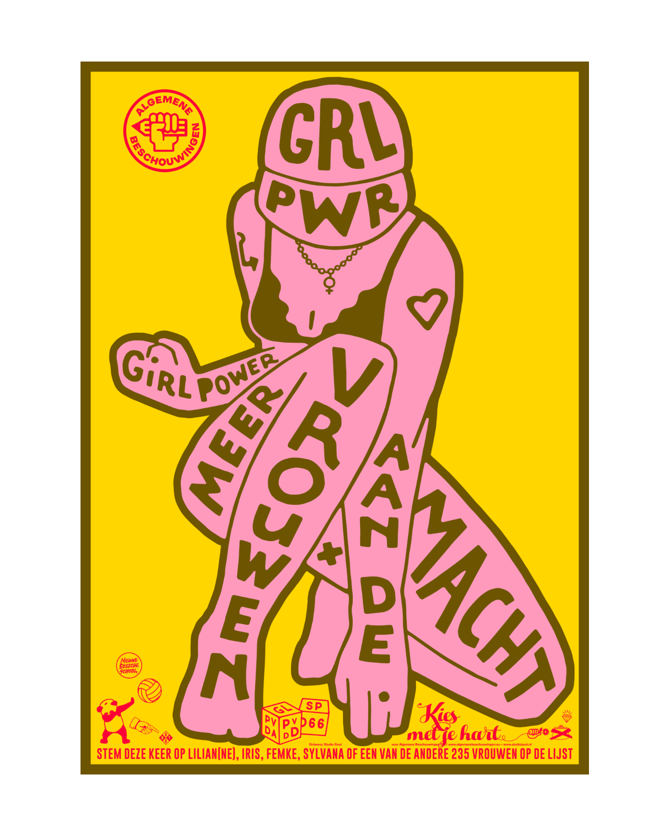 Studio Boot Girl Power poster