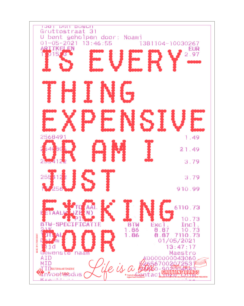 Studio Boot poster Is Everything Expensive