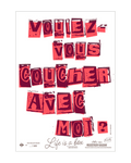 Studio Boot poster Voulez-Vous Coucher Avec Moi?