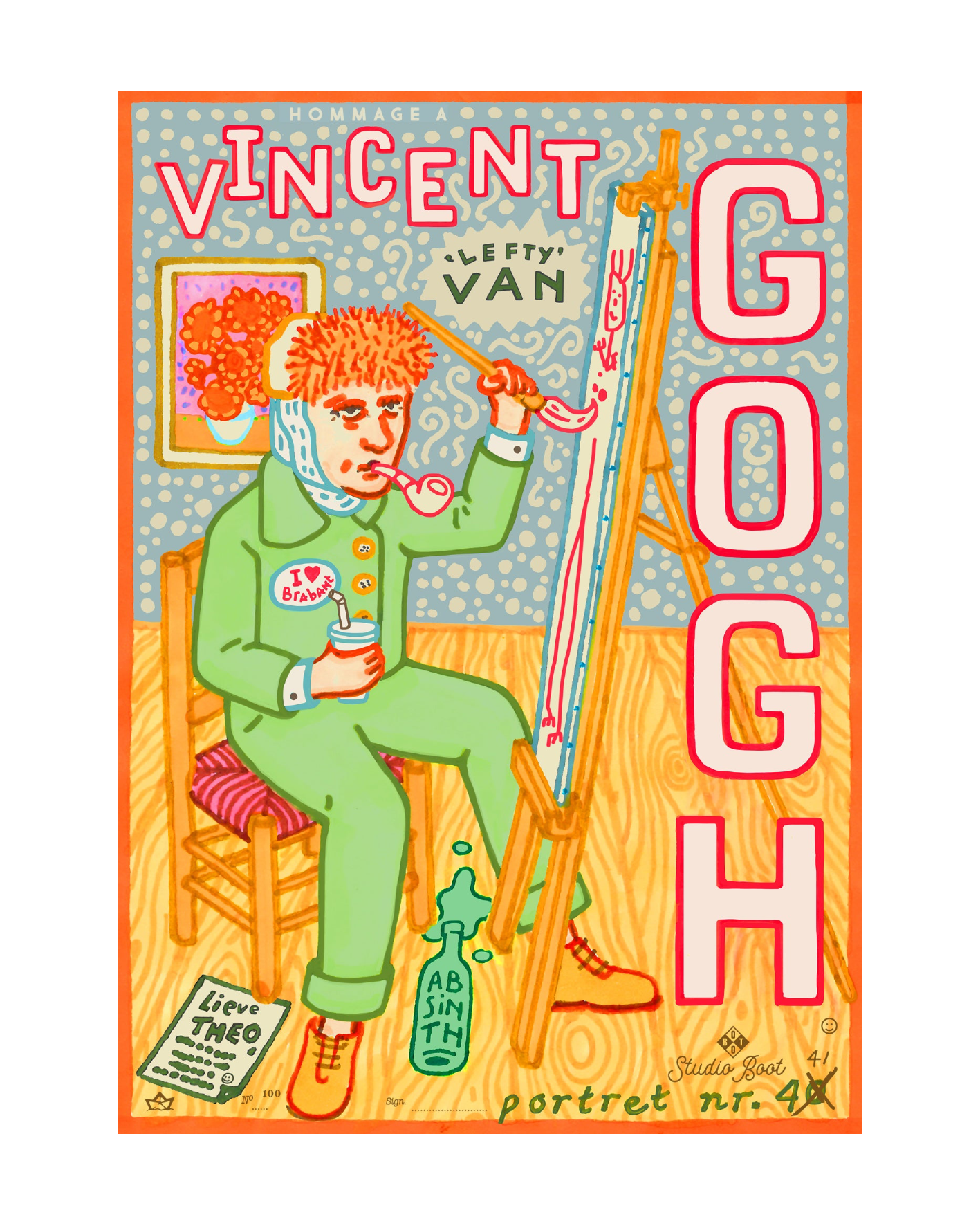 Studio Boot Vincent van Gogh poster
