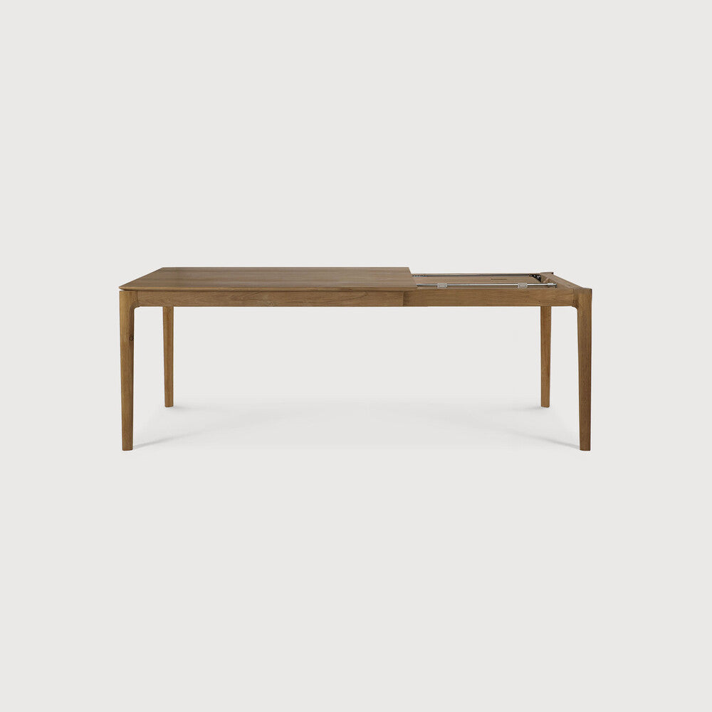 Ethnicraft uitschuifbare eettafel Bok teak