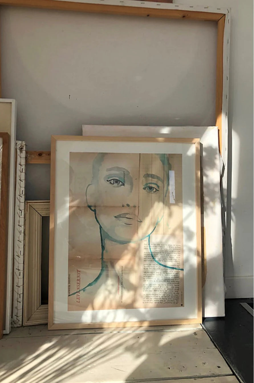 TinyStories Poster met Lijst - Blue Eyes