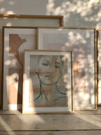 TinyStories Poster met Lijst - Blue Eyes