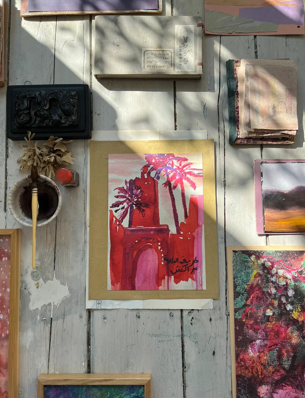 TinyStories Poster met Lijst - Koutoubia Marrakech