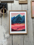 TinyStories Poster met Lijst - Sunset