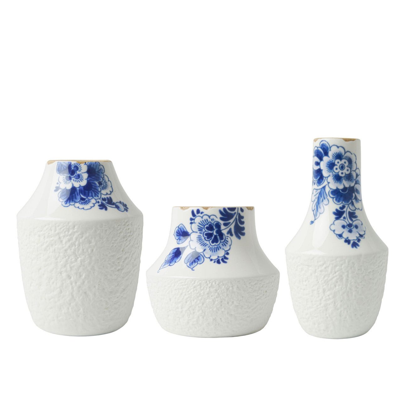 Heinen Delfts Blauw Blauw Bloesem vazenset - Kavel 84