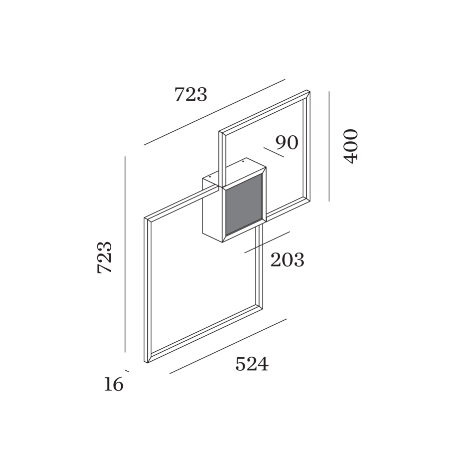 Wever & Ducré VENN wandlamp