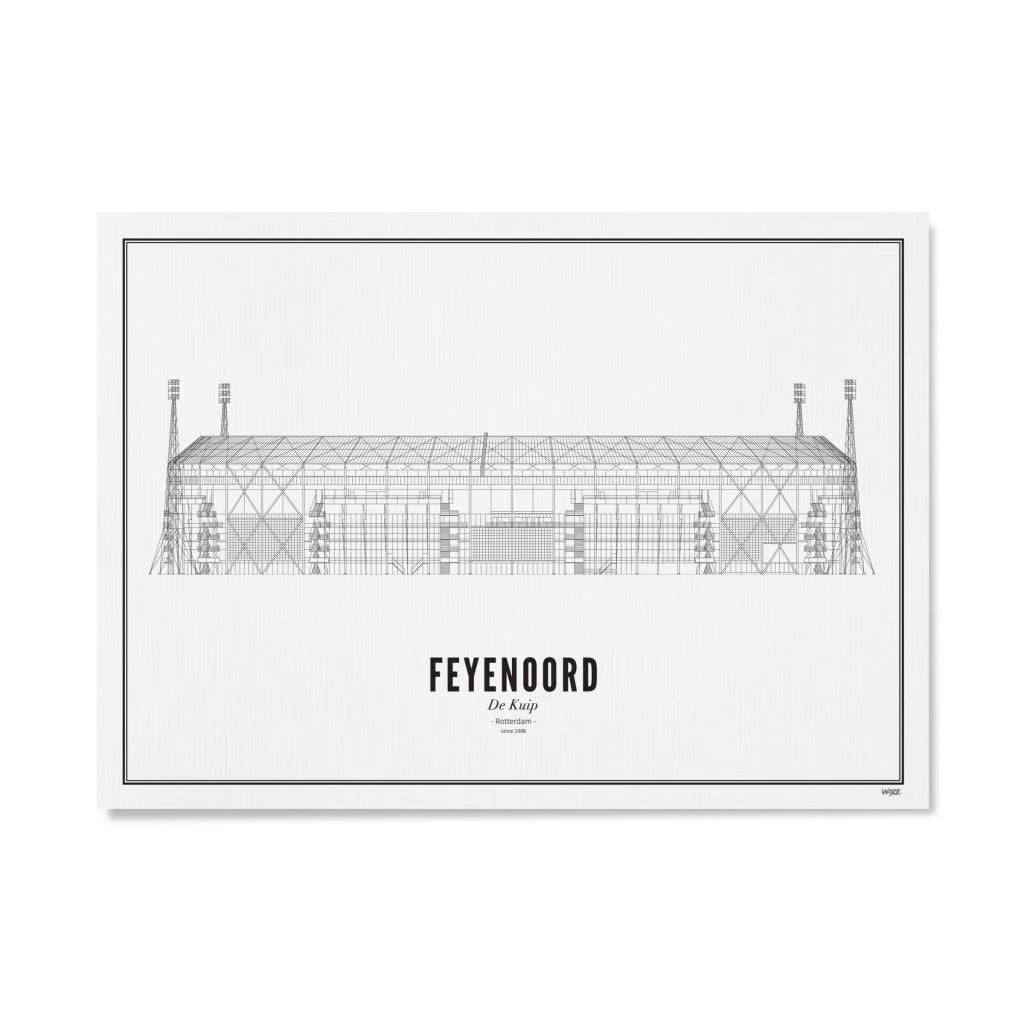WIJCK. Poster Feyenoord - Stadion de Kuip