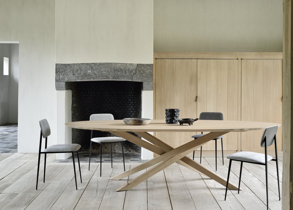 Ethnicraft Eettafel Mikado Ovaal