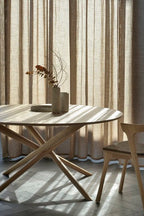 Ethnicraft Eettafel Mikado Rond