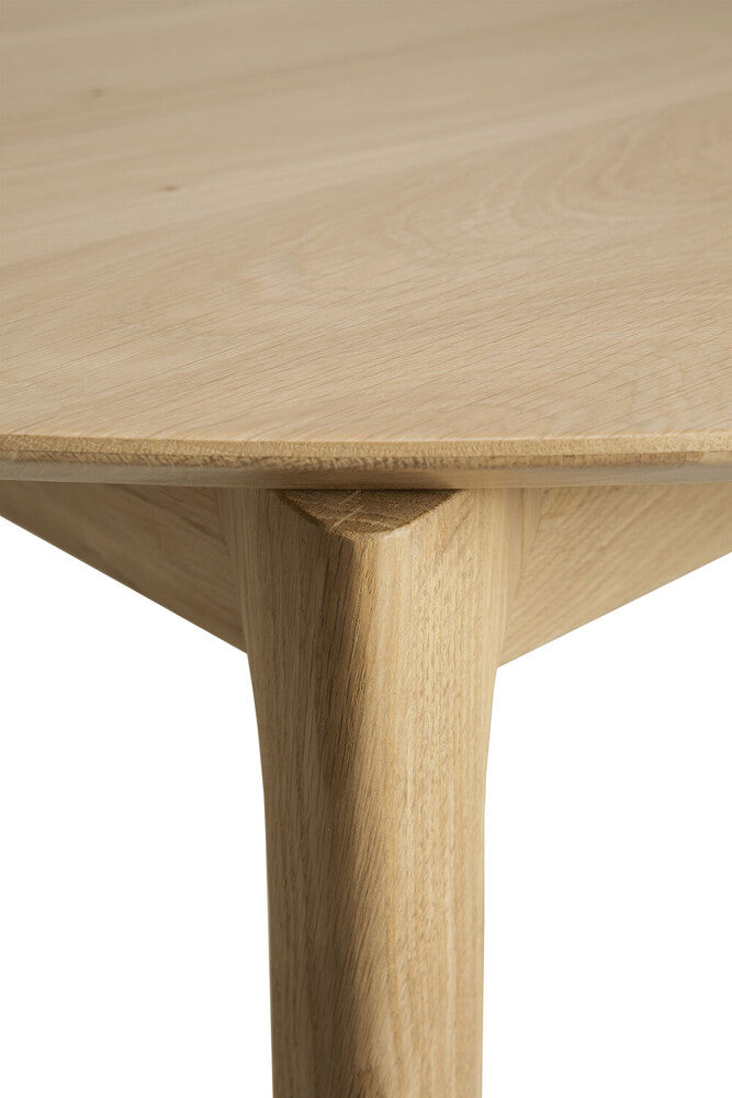 Ethnicraft Eettafel Bok rond/ovaal