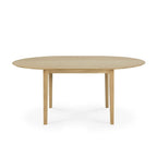 Ethnicraft Eettafel Bok rond/ovaal