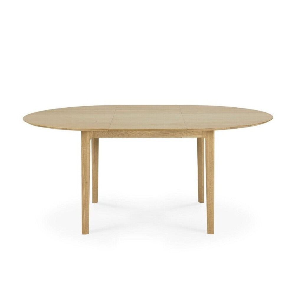 Ethnicraft Eettafel Bok rond/ovaal