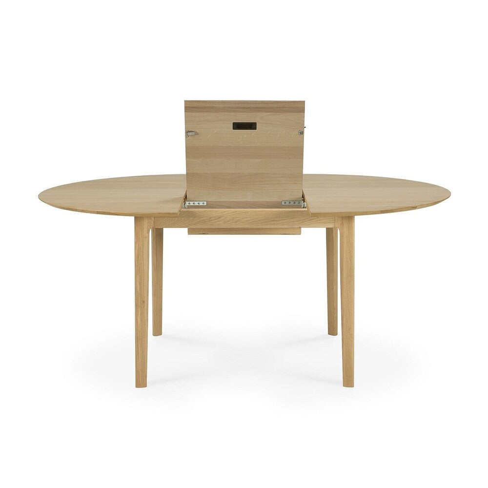 Ethnicraft Eettafel Bok rond/ovaal