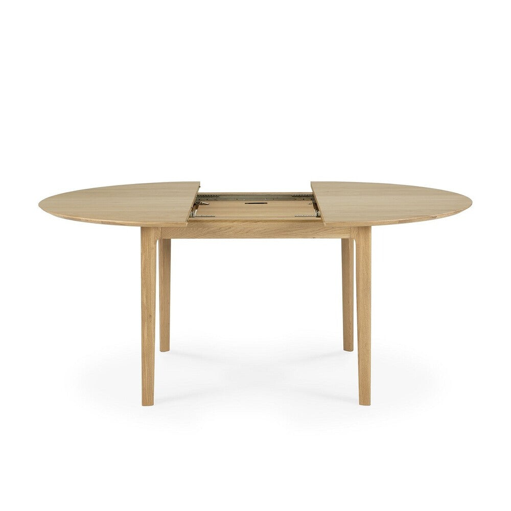 Ethnicraft Eettafel Bok rond/ovaal
