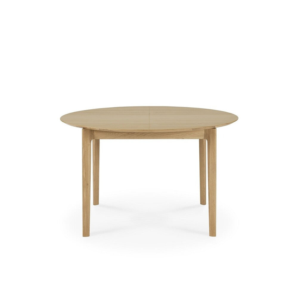 Ethnicraft Eettafel Bok rond/ovaal