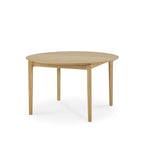 Ethnicraft Eettafel Bok rond/ovaal