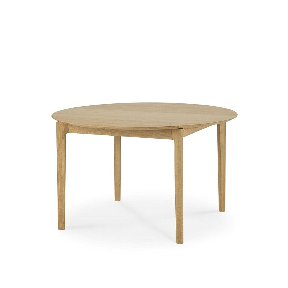 Ethnicraft Eettafel Bok rond/ovaal