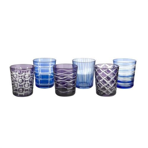 Pols Potten Drinkglazen set Cobalt blauw