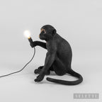 Seletti Aaplamp Sitting zwart