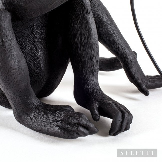 Seletti Aaplamp Sitting zwart