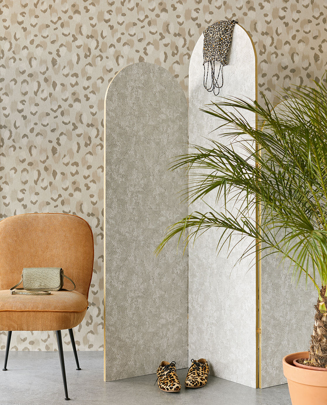 Eijffinger behang Luipaard Beige