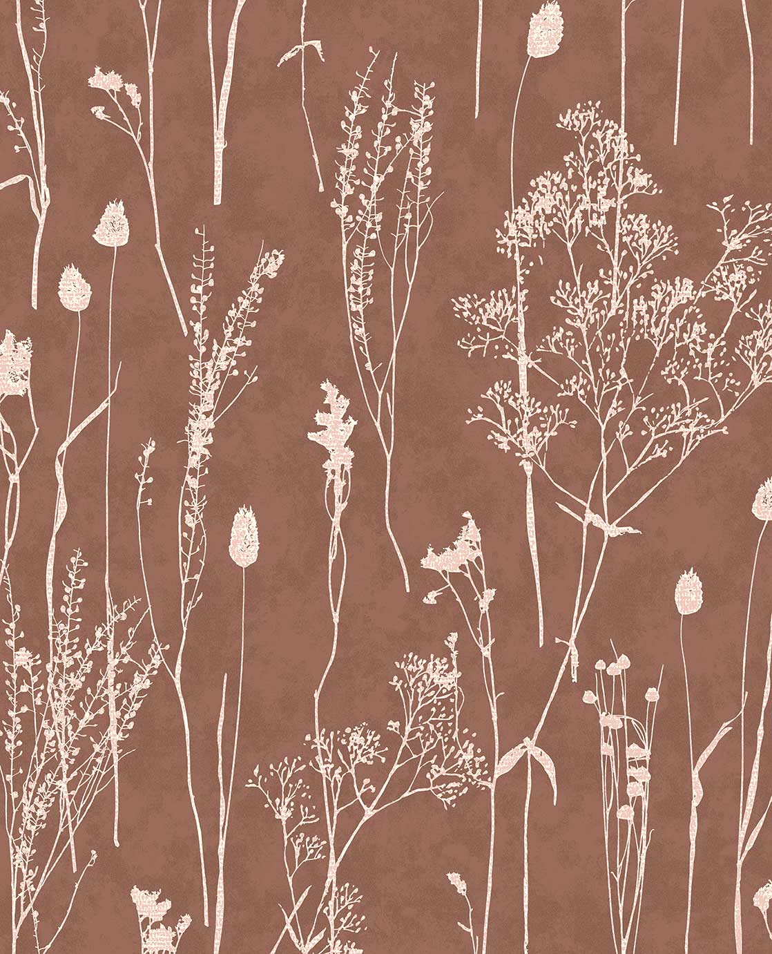 Eijffinger behang Droogbloemen bordeaux