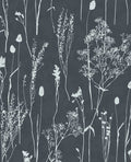 Eijffinger behang Droogbloemen blauw