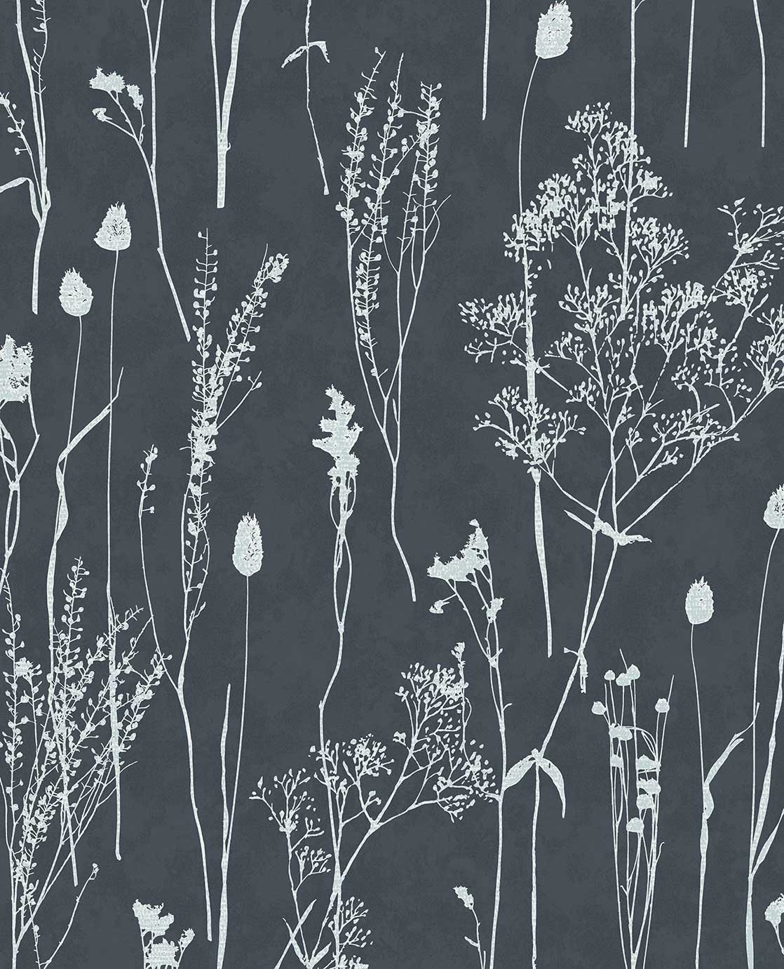 Eijffinger behang Droogbloemen blauw
