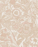 Eijffinger behang Veldbloemen Beige