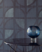 Eijffinger behang Bold Donkerblauw