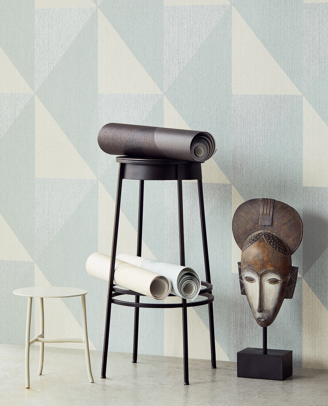 Eijffinger behang Geometrisch Mintgroen
