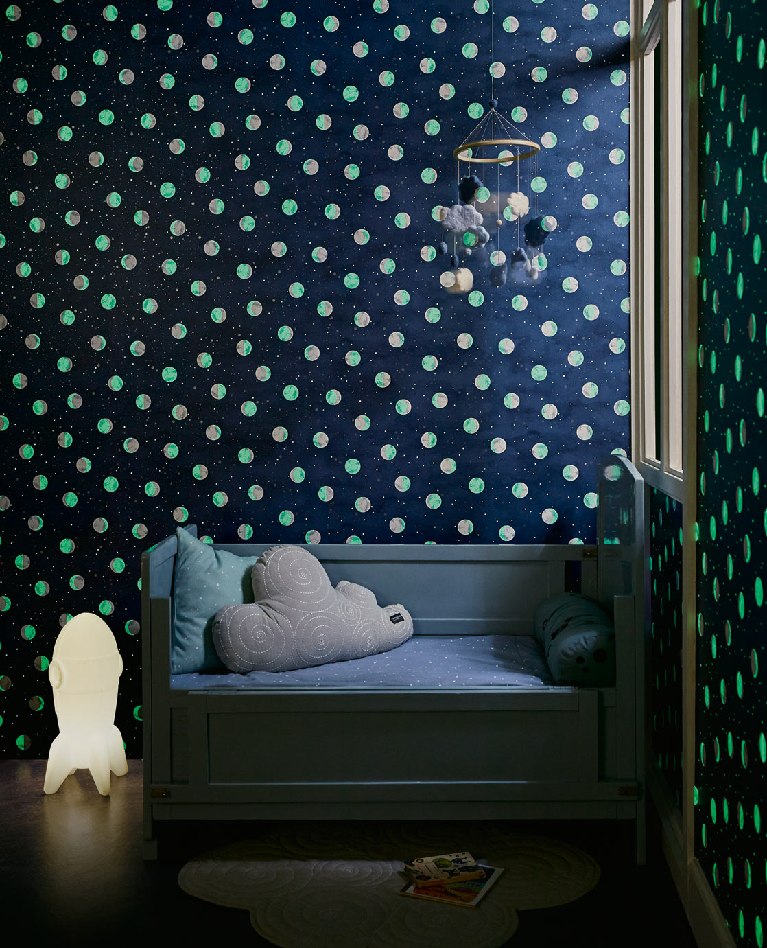 Eijffinger tienerbehang Glow in the Dark