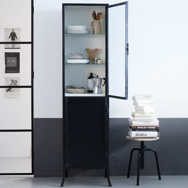 New Routz Vitrinekast Washington S zwart