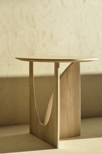 Ethnicraft Bijzettafel Geometric Naturel