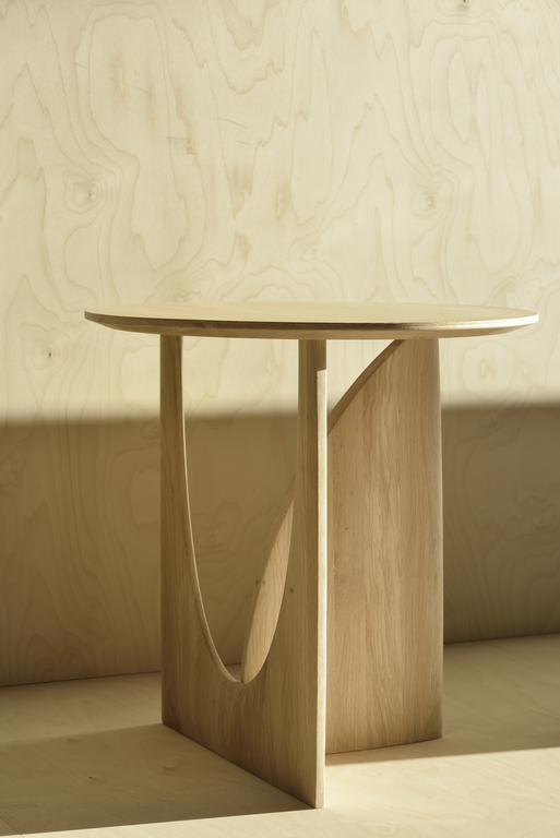 Ethnicraft Bijzettafel Geometric Naturel