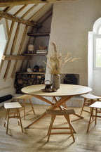 Ethnicraft Eettafel Mikado Rond