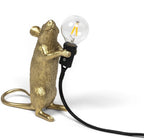 Seletti mouselamp staand goud