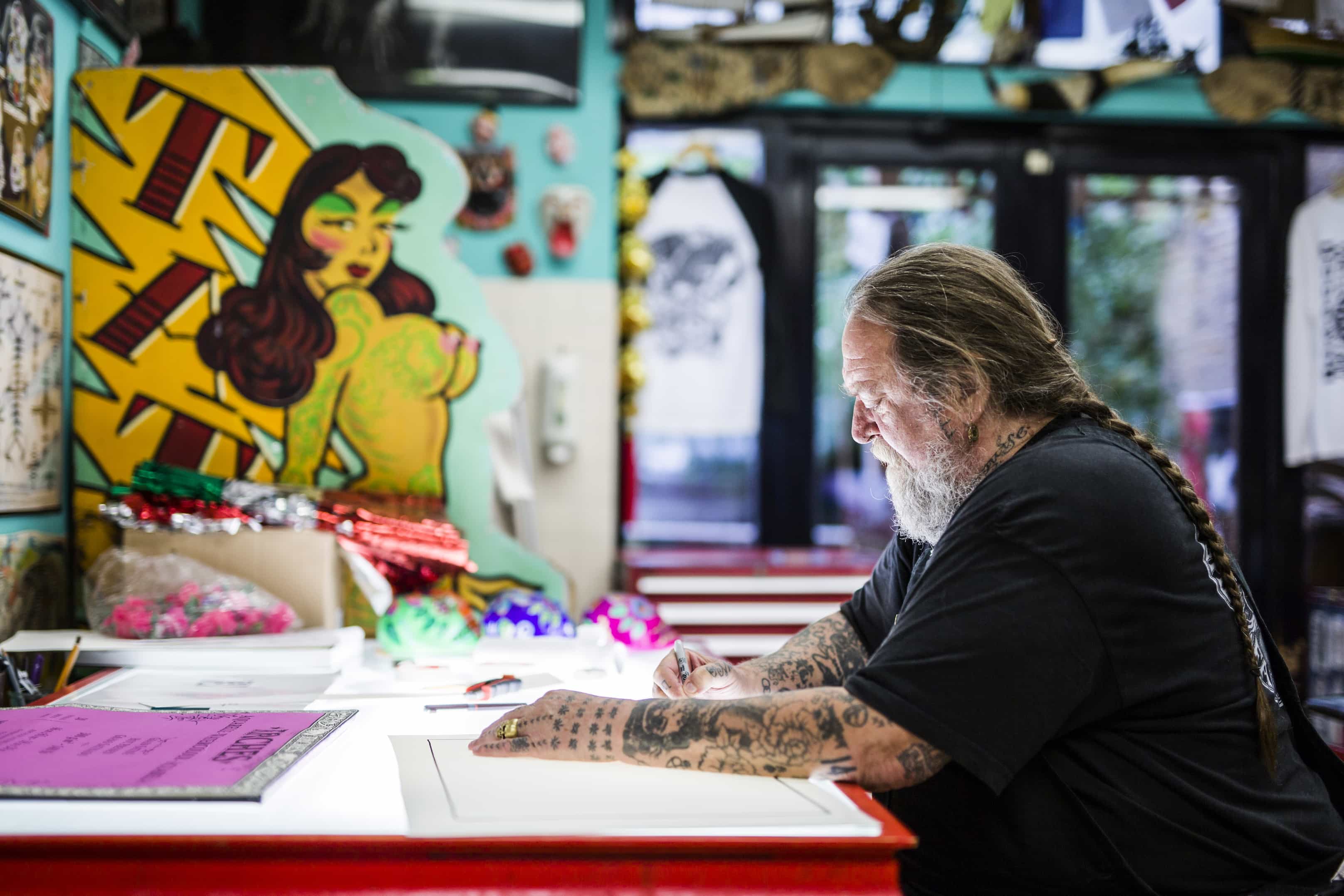 Schiffmacher wandbord tattoo Jeroen Bosch