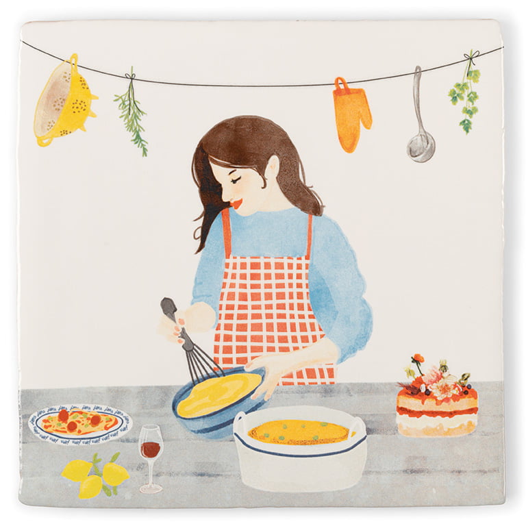 Storytiles Tegeltje Keukenprinses