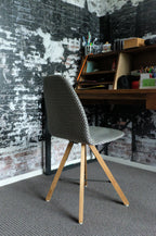 Spoinq stoel Square Vlecht Blue
